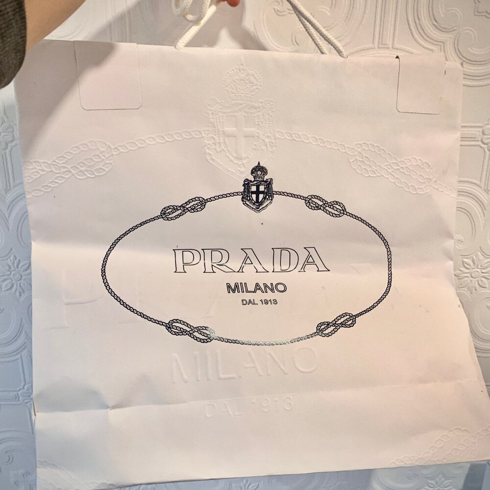 BRAND NEW Prada Saffiano Cuir Lavender Glicine Bag Purse - Picture 11 of 11